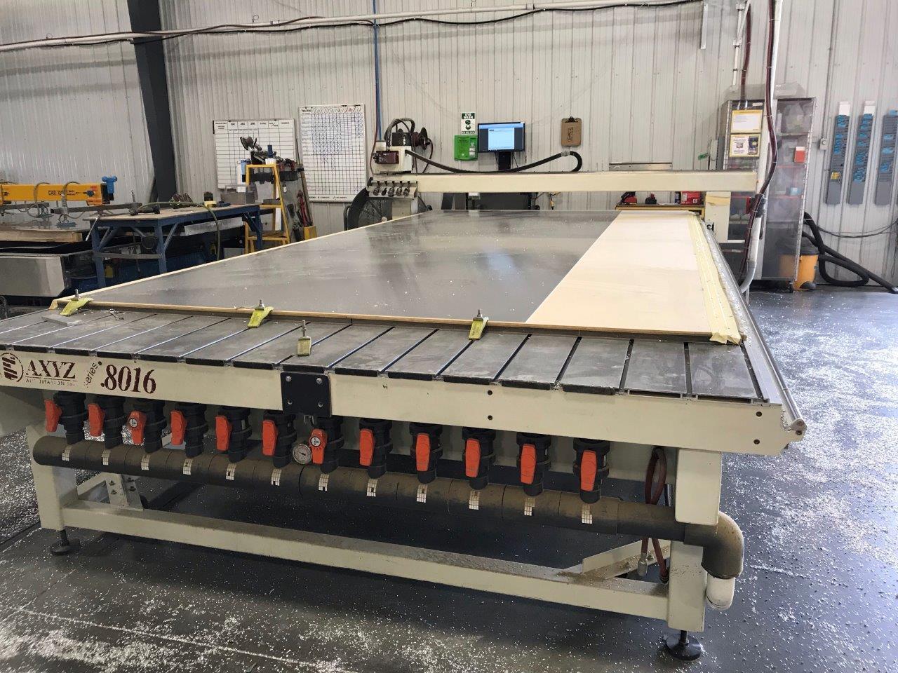2001 AXYZ 8016 Used 3 Axis CNC Routers | CNC Router Store