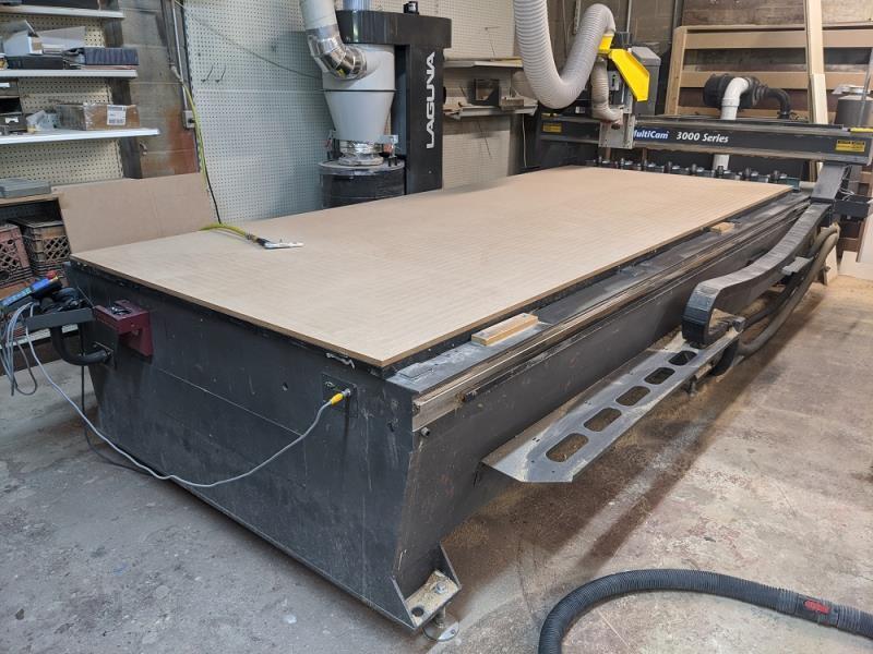 2008 MULTICAM 3000 SERIES 3-205-R Used 3 Axis CNC Routers | CNC Router Store