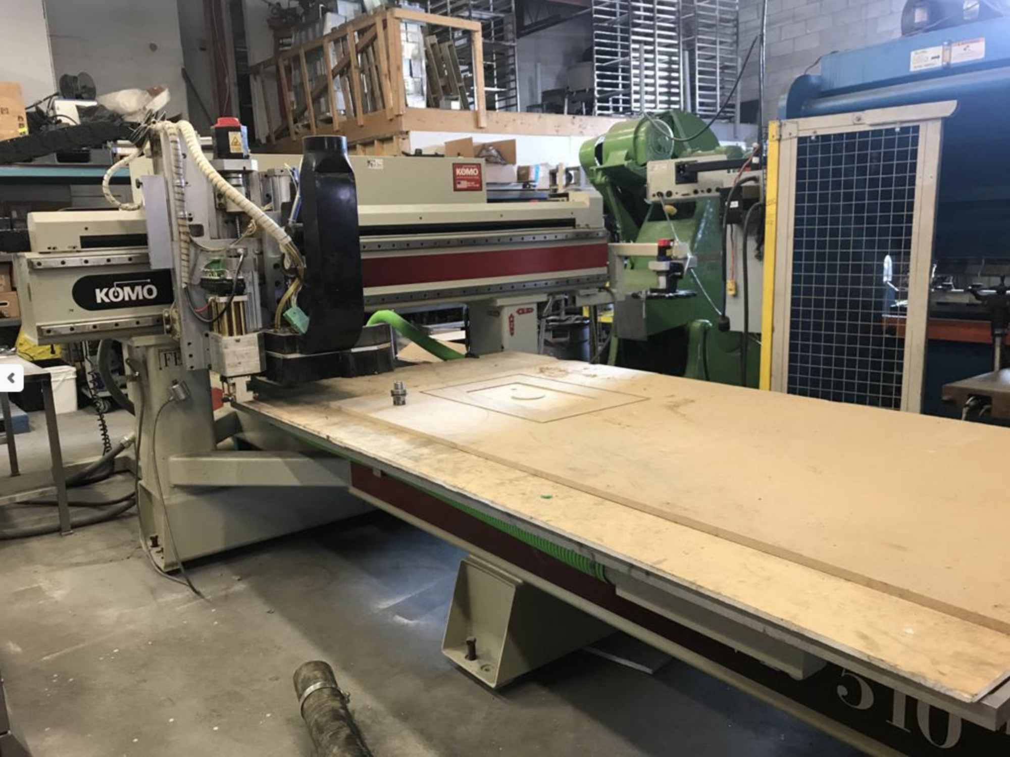 2004 Komo Mach IS 510 Used 3 Axis CNC Routers | CNC Router Store